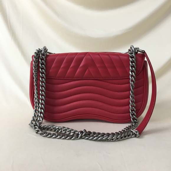Louis Vuitton Red New Wave Chain 2Ways Bag Sku# 58483 - Picture 2 of 9